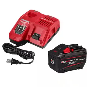 Milwaukee M18 18-Volt Lithium-Ion REDLITHIUM FORGE Starter Kit with 12. 0Ah Battery and Charger