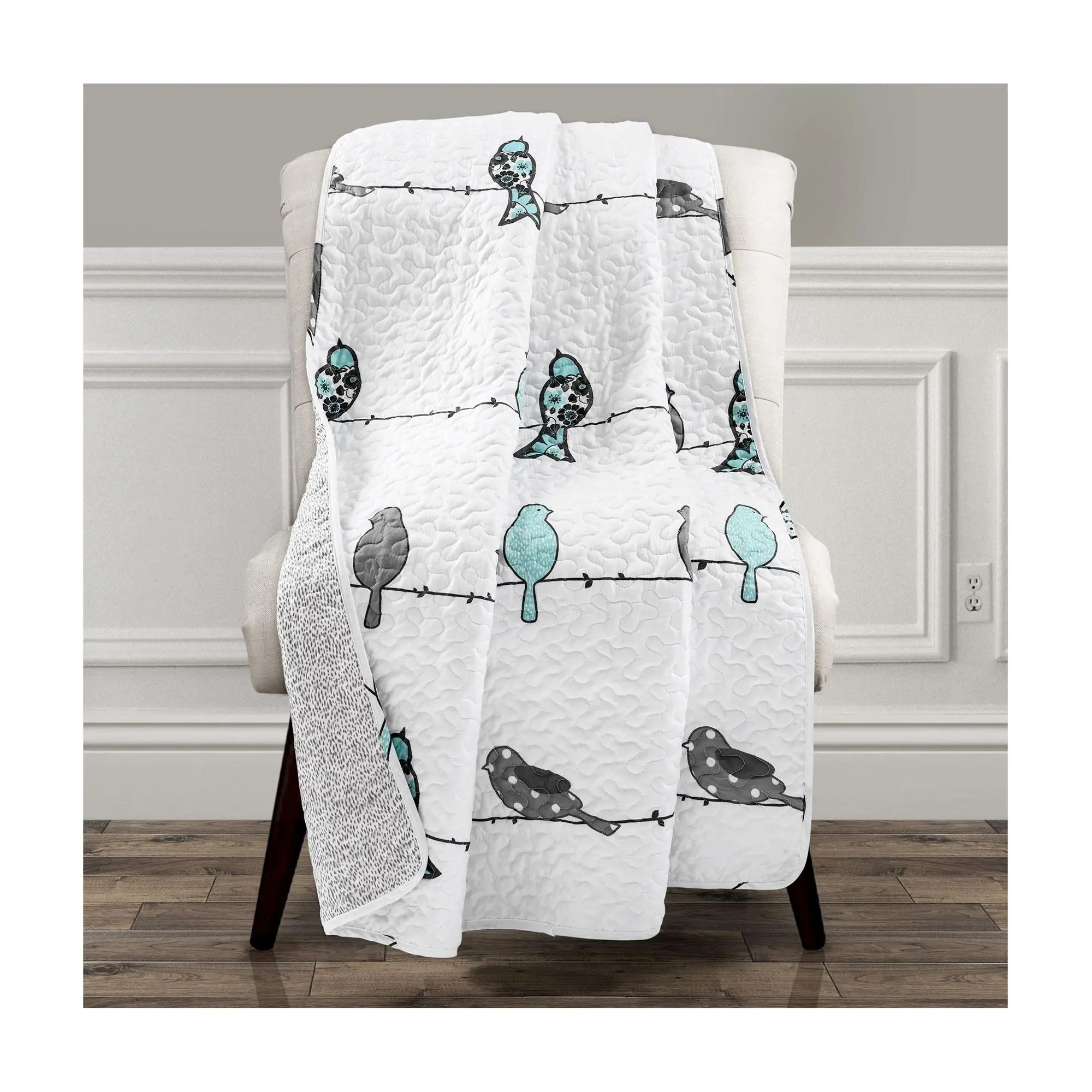 Lush Decor Rowley Birds Throw Single 50X60