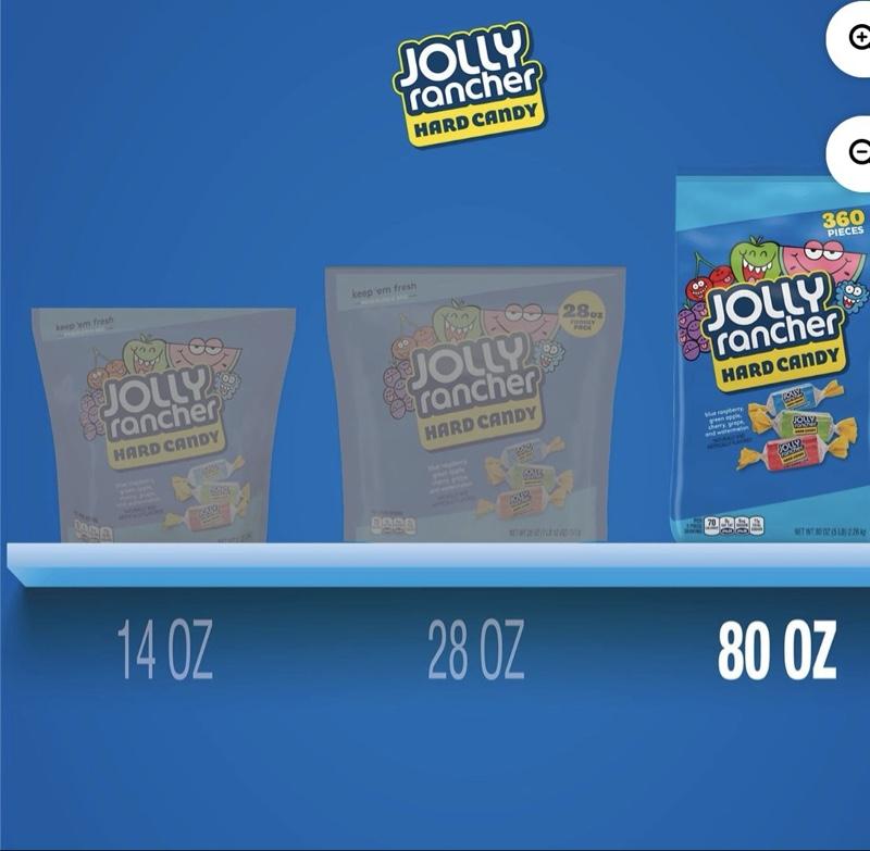 Jolly Rancher Assorted Fruit Flavored Hard Candy 5 lbs - Original Flavor