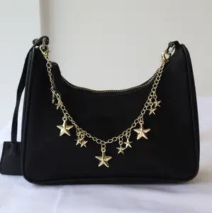EVRY JEWELS Gold or Silver Plated Women's Stargirl Bag Chain