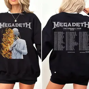 Thrash Metal Inspired 2026 Concert Shirt – Heavy Rock Graphic Unisex T-Shirt Sweatshirt Hoodie FL7
