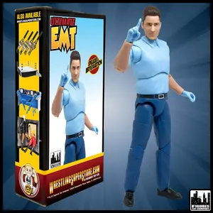 Ultimate EMT Ambulance Driver With Deluxe Articulation for WWE & AEW Wrestling Action Figures