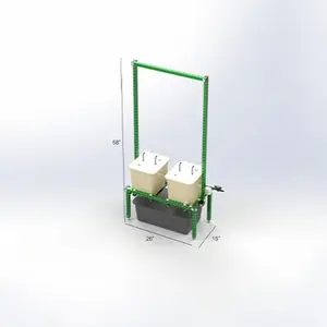 CropKing 2 Bucket System for Easy Home Gardening - Tomatoes, Beans, Cucumbers, and More!