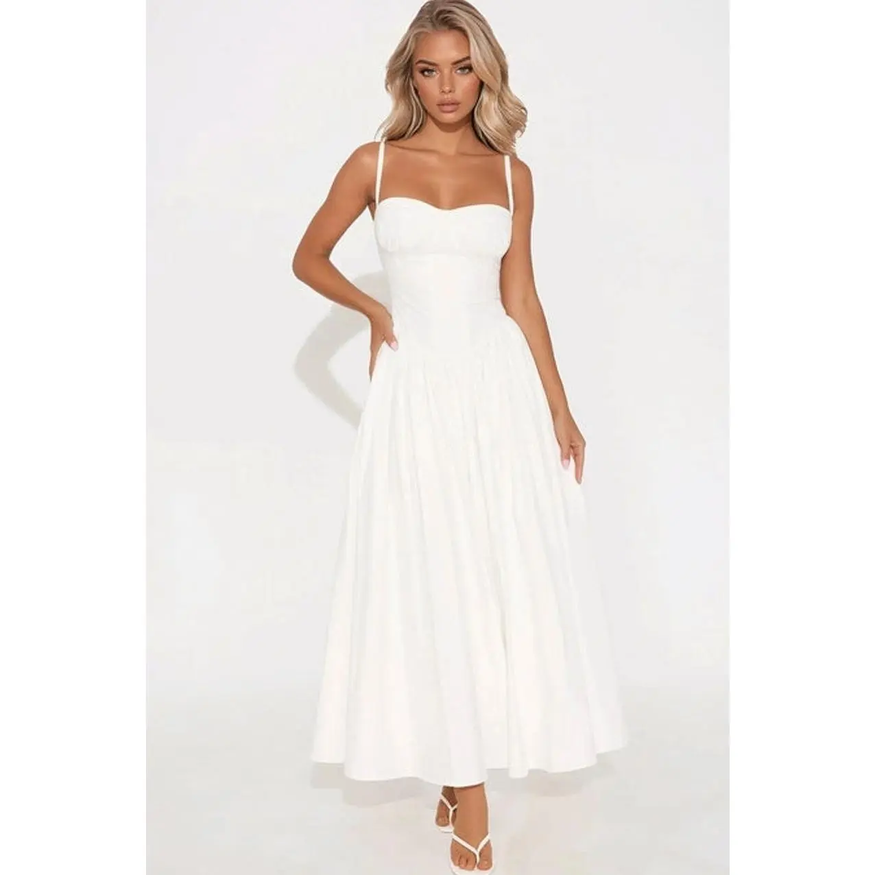 astr the label white dress - TikTok Shop