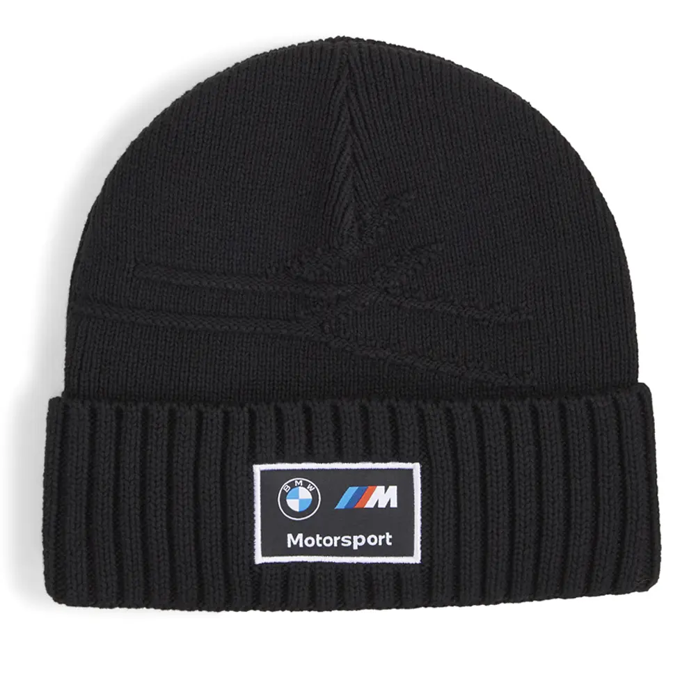 PUMA Mens Bmw M Motorsport Classic Cuff Beanie Casual - Black