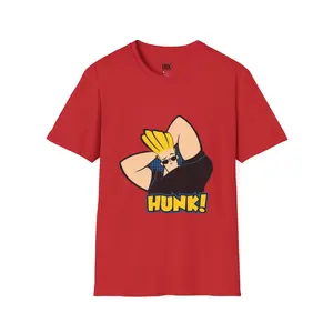 Hunk Graphic T-Shirt – Funny Johnny Bravo Cartoon Style Tee