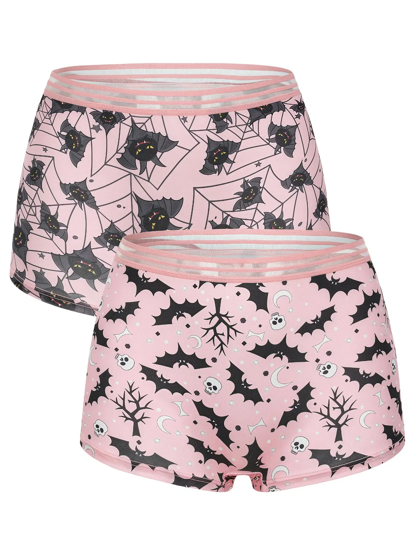 Morvia Women's Underwear Set, Comfortable Elastic Fit, Breathable Fabric, Casual All-Over Printed Design, Perfect Daily Essential, Casual Soft Panties, Casual Comfy Panties