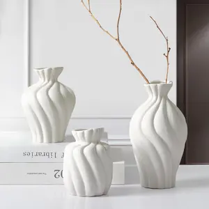 3 Piece Ceramic Vase Set, Perfect for Parties, Celebrations, Holidays, Weddings, Home Decor, Decorative Vase, Restaurant Setup, Seasonal Gifts, Graduation Gifts, Modern Ceramic Vase