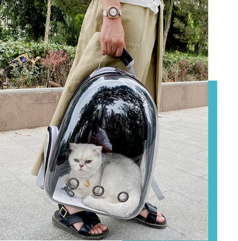 Pet Cat Carrying Bag Space Pet Backpacks Breathable Portable Transparent Backpack Puppy Dog Transport Carrier Space Capsule Bags Pet Cat Carrying Bag Space Pet Backpacks Breathable Portable Transparent Backpack Puppy Dog Transport Carrier Space Capsule Bags