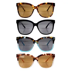 4 Pack Bifocal Reading Sunglasses Blue Light Blocking UV Protection Fashion Spring Hinge Oversized Frame Comfortable Unisex Daily Eyeglasses