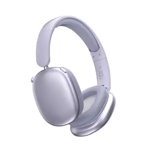 Wireless Bluetooth Headphones, Over-Ear, Deep Base, Foldable, Mic for iOS/PC Headphones Android Memory Headset, Travel Headphones, Perfect Gift for Men Women, Purple