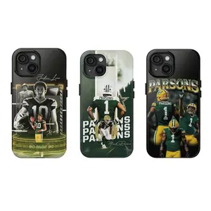 Mcah Parson , Jordan Love Themed Phone Case Premium Matte Texture, Protection, Shockproof, Anti-Drop, Anti-Fingerprint For IPhone 17-12, Pro Max, Pro Plus, and Samsung S25-22 Protection Safety