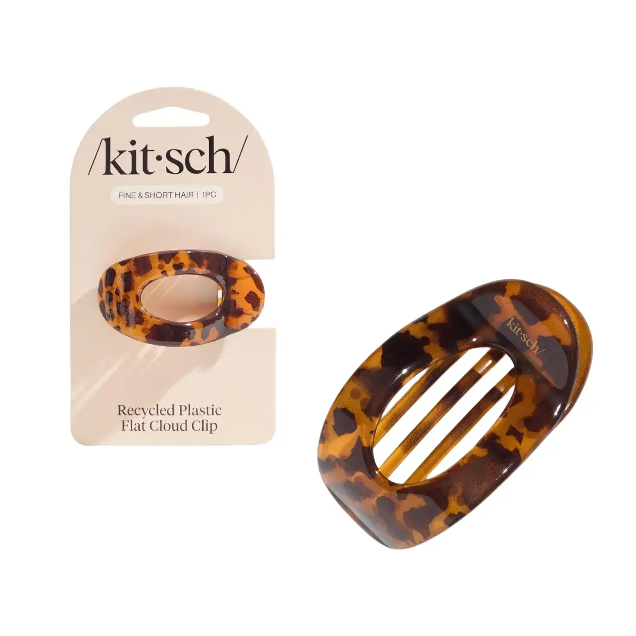 Kitsch Tort Flat Cloud Clip - Small for Versatile Use Kitsch Tort Flat Cloud Clip - Small for Versatile Use