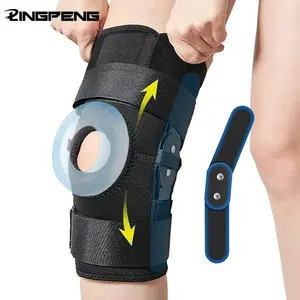 Adjustable Knee Brace with Detachable Side Straps, Breathable Fabric for Walking Running Fitness, Sports Knee Support, Knee Saver