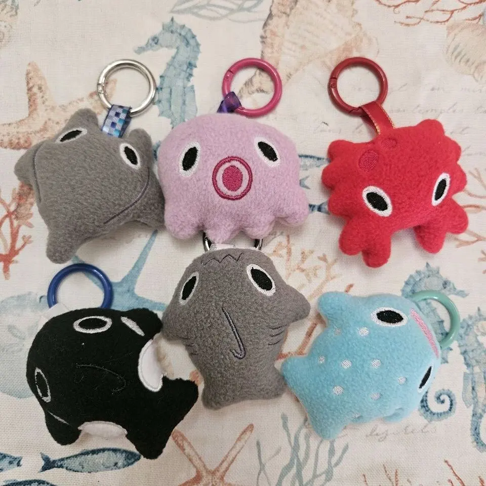 Sea Animal Buddies Plush Keychains