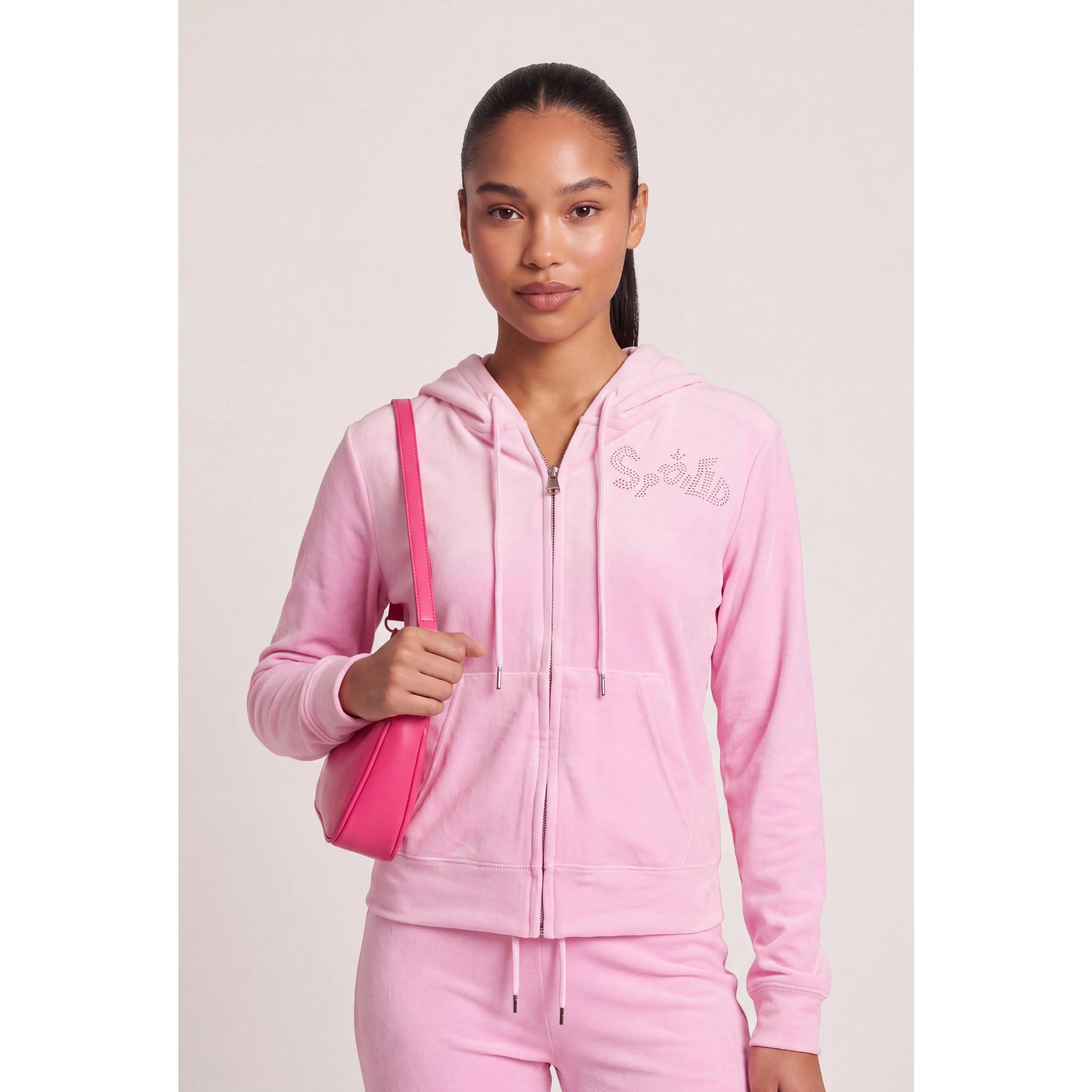 Glam Velour Hoodie