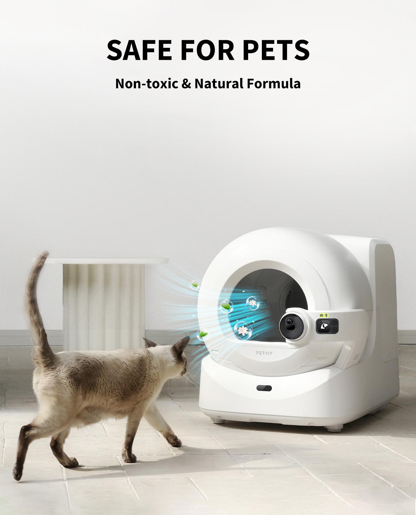 PETKIT N60 Pet Odor Eliminator for Purobot Ultra and Purobot Max Pro Self-Cleaning Cat Litter Box, Long-Lasting Effective Litter Box Odor Control, Natural Formula (Pack of 3)