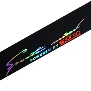 Car front windshield sunshade sticker, rear windshield car decorative film, colorful car decoration accessories