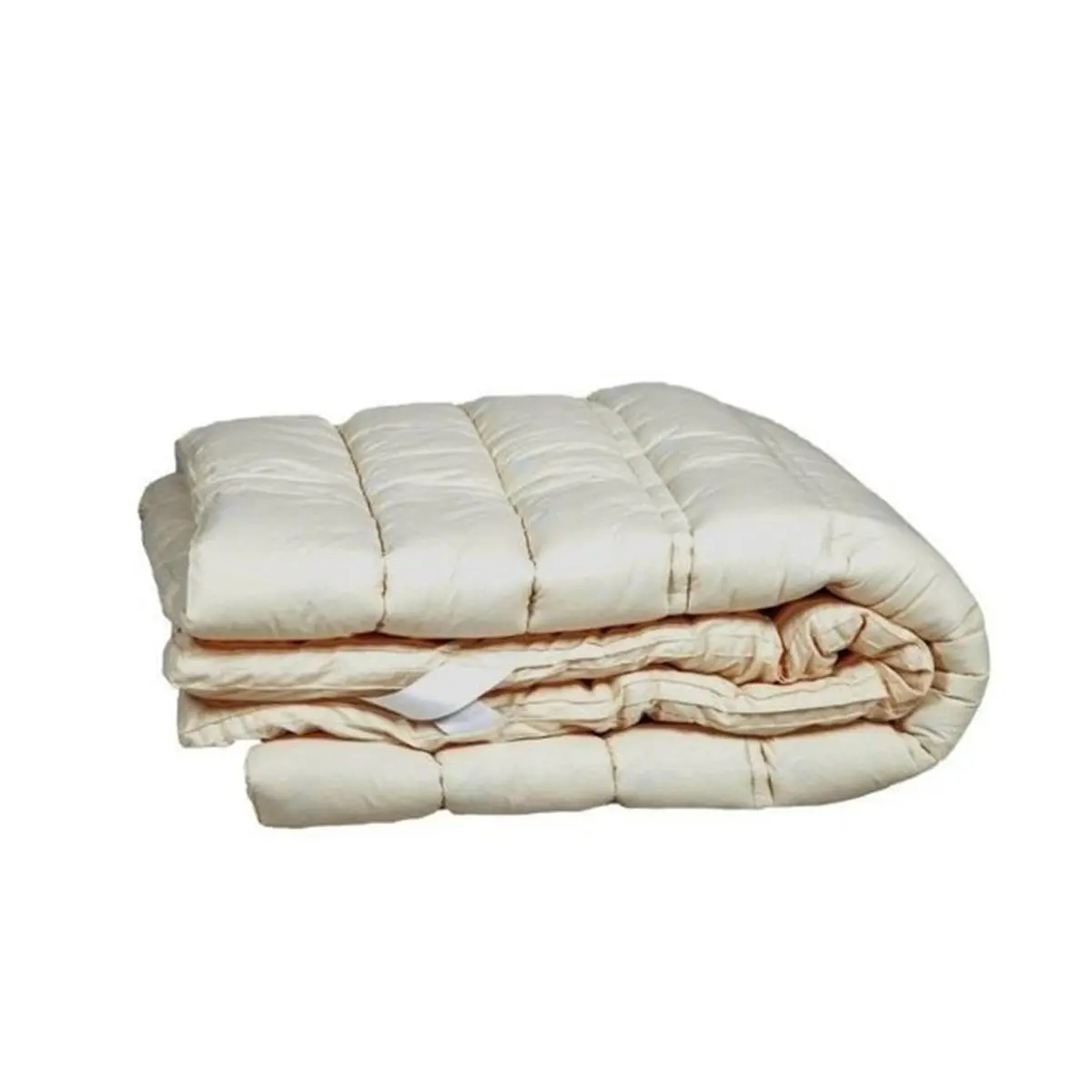 212 MAIN King 1.5 in. Classic Washable Wool & Cotton Mattress Topper - Quilted Mattress Cover, Horizontal Quilt, Natural Fiber Percale Fabric, Machine Washable, Year-Round Use