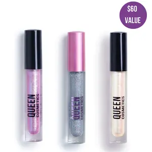 Bestsellers Kit - 3 Glosses for Radiant Lips: Moon Stone, Astral Projection, Electric - 0.17 oz / 5ml - Flawless Shine