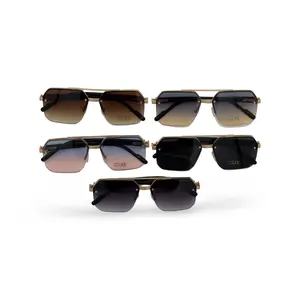 #45-C5390 CICI Sunglasses Premium Vintage Square Sunglasses for Women and Men