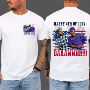 Happy 4th off July DAMN T-Shirt, Friday 1995 Movie Tee, Classic Movie T-shirt, Funny Show Fireworks Aparel for Independence Day, MADE IN USA