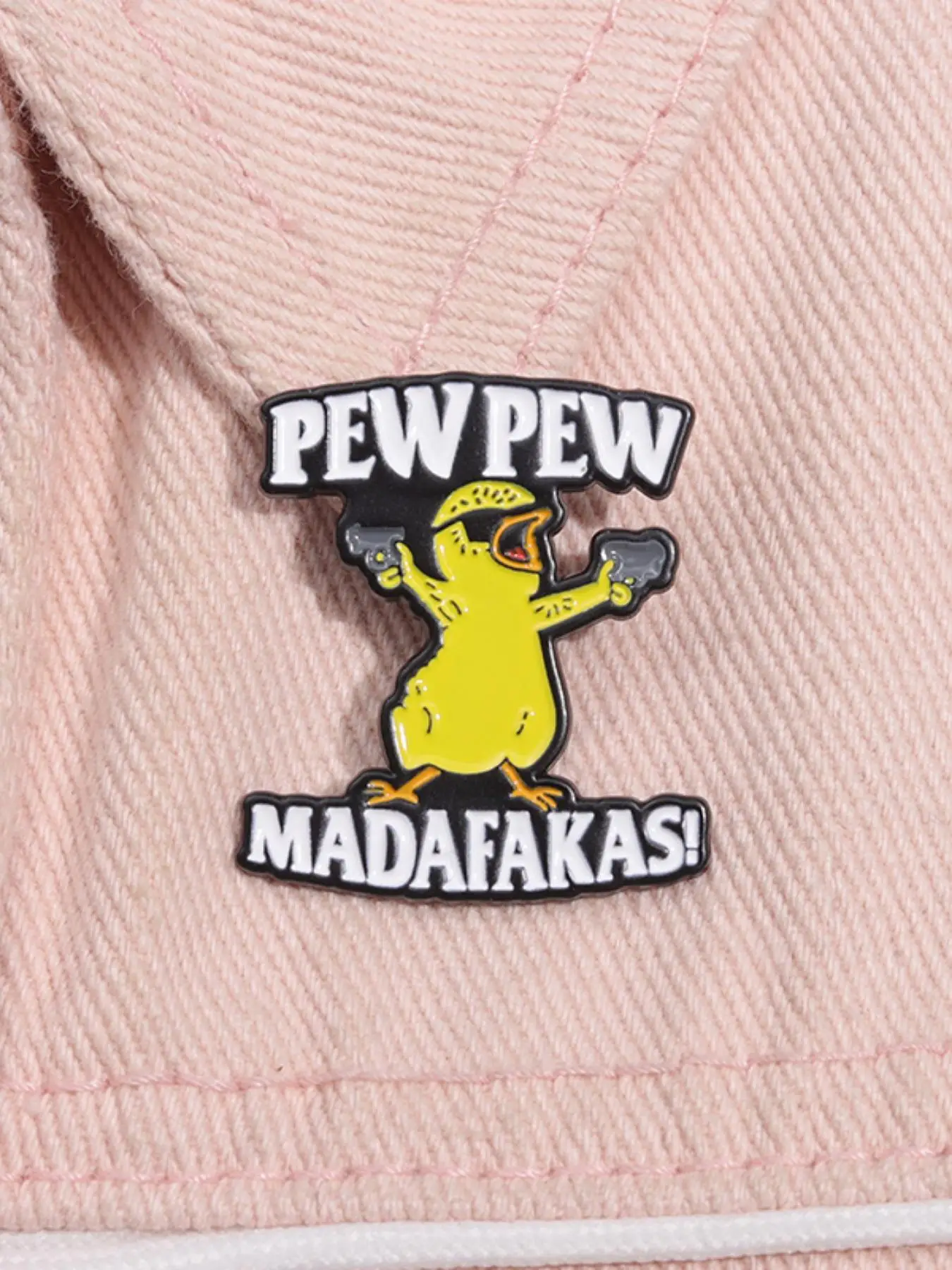 Novelty Cute Letter & Duck Design Brooch, Fashion Brooch for Women & Men for Daily Clothing Decor, Trendy All-match & Exquisite Brooch for Streetwear