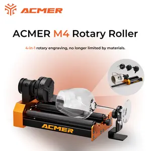 ACMER M4 Rotary Kit | 4-in-1 Engraving for Cups, Bottles & Rings | 360° Rotation | Perfect for Custom Projects