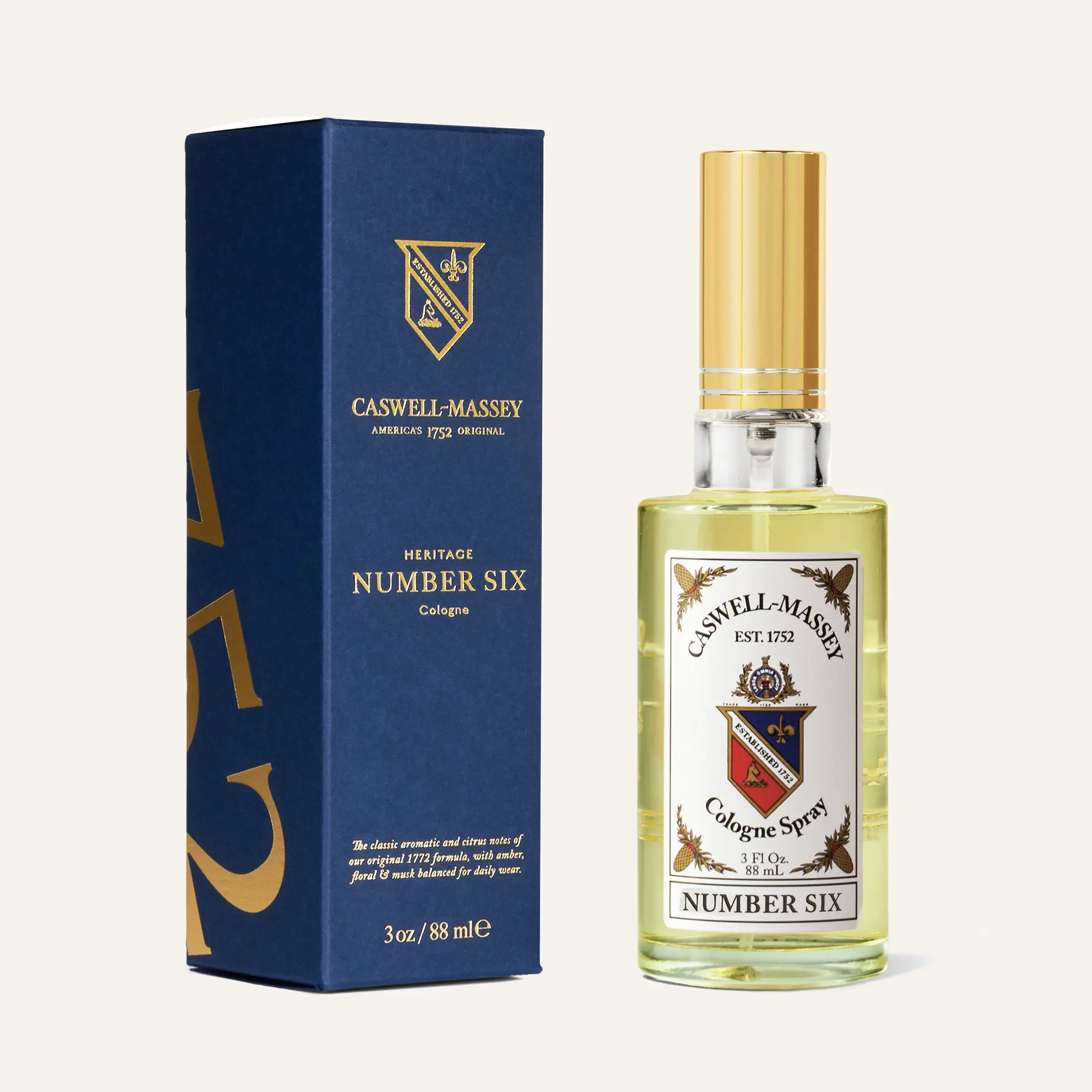 Number Six CologneCaswell-Massey Number Six Cologne for Men | Fresh Citrus & Woody Fragrance | Fresh & Clean Classic Men’s Fragrance