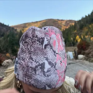 Visionary’s Snakeskin Beanie - Streetwear beanie hat for fall, Statement piece accessories, good quality comfy beanie, ski beanie