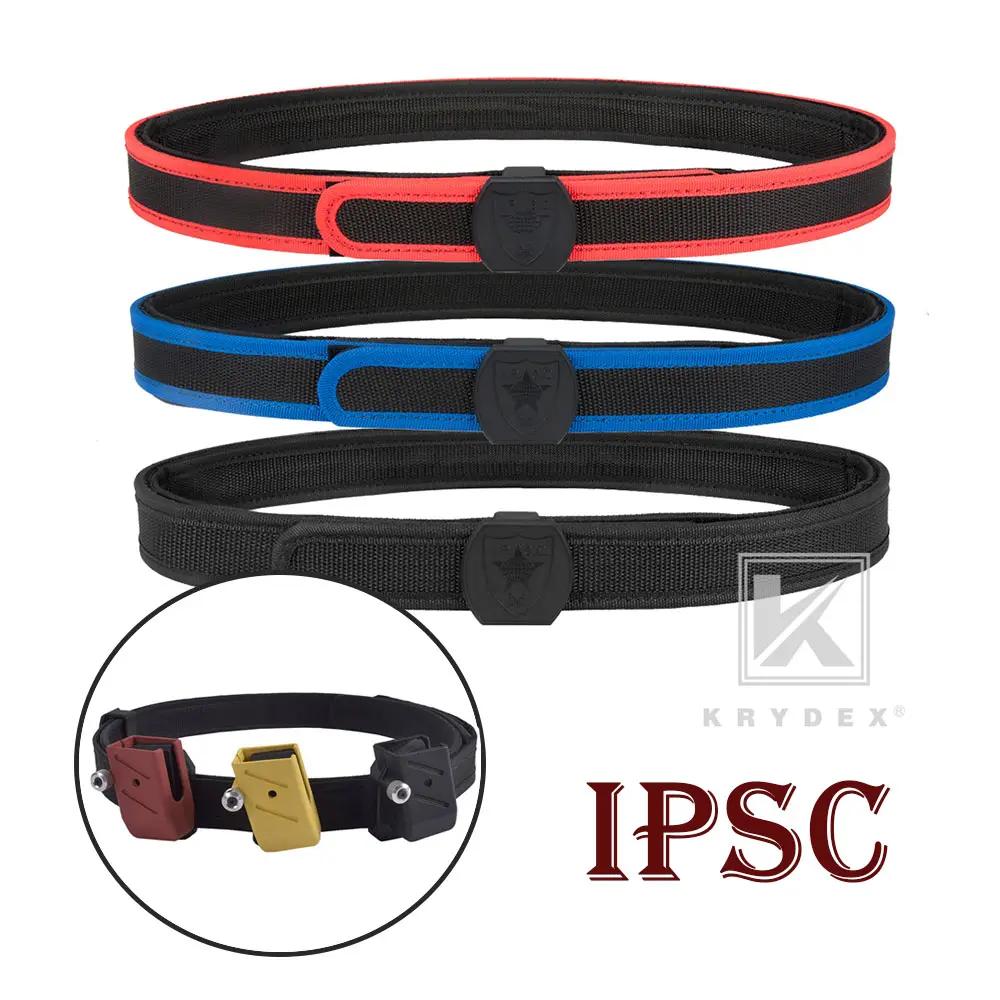 KRYDEX 1.5” Nylon Heavy-Duty Tactical High-Speed Competition Shooting Belt - Outer & Inner Belt for IPSC, USPSA Events