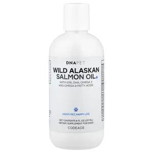 Codeage DNA Pet, Wild Alaskan Salmon Oil, For Dogs, 8 fl oz (237 ml)