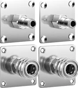 Stainless Steel Foam Cannon Holder & Pressure Washer Nozzle Tip Organizer - 1/4" Quick Connect Wall Mount Rack for Car Detailing Accessories - Heavy-Duty Rust-Proof Pressure Washer Tool Holder