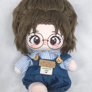 Hange Zoë Cute 20cm Stuffed Plush Doll COS Anime Attack On Titan Cotton Doll For Children Adults Cartoon Collectible Doll Toys