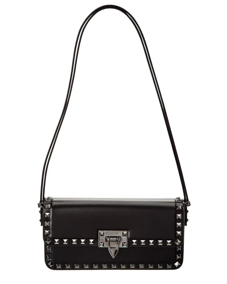 Valentino Rockstud23 East-West Leather Hobo Bag