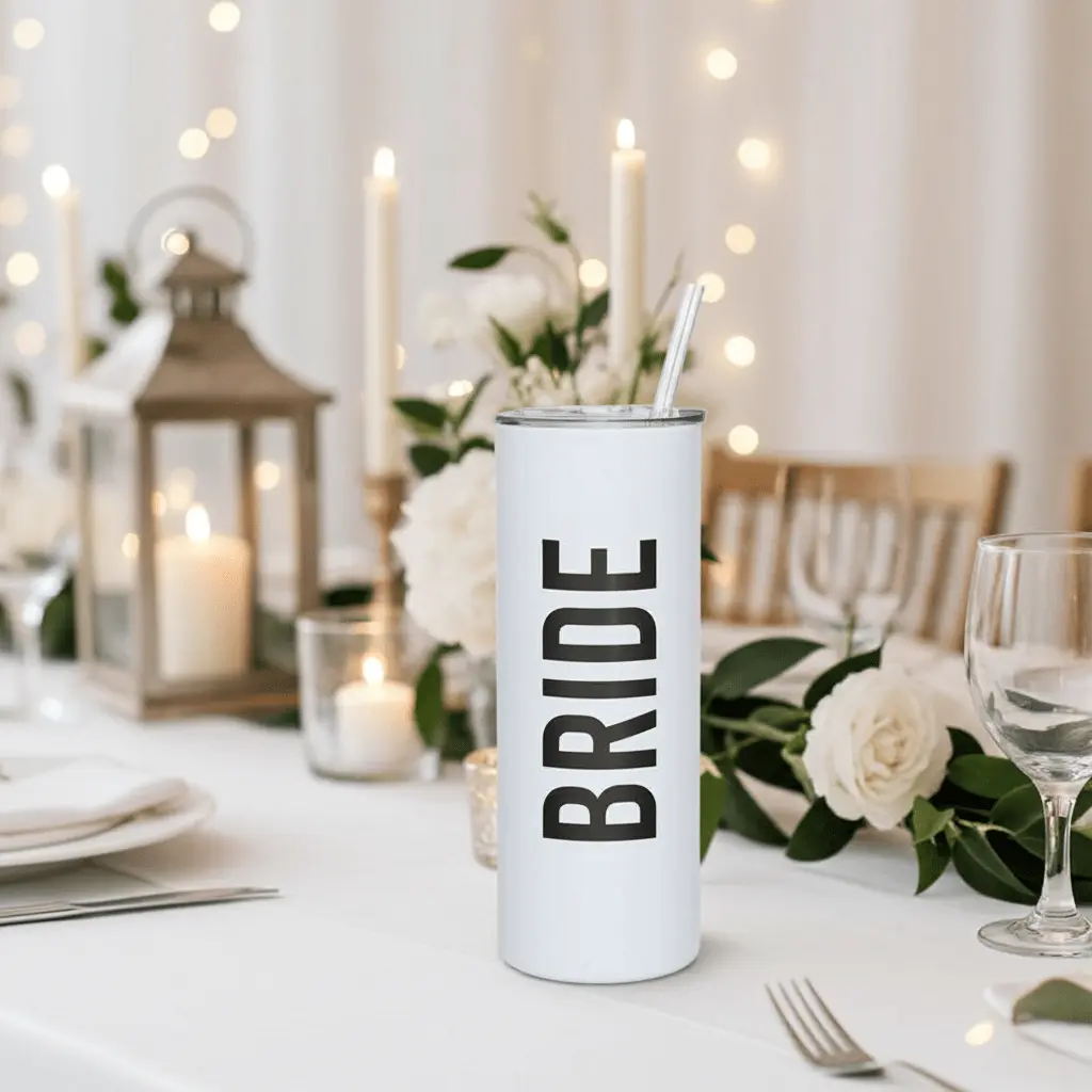 Bride Matte Skinny Tumbler