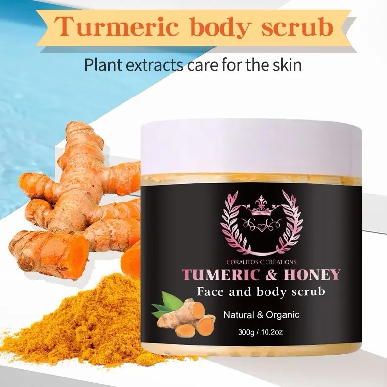 Coralitos C Creations Turmeric Scrub, Face & body scrub