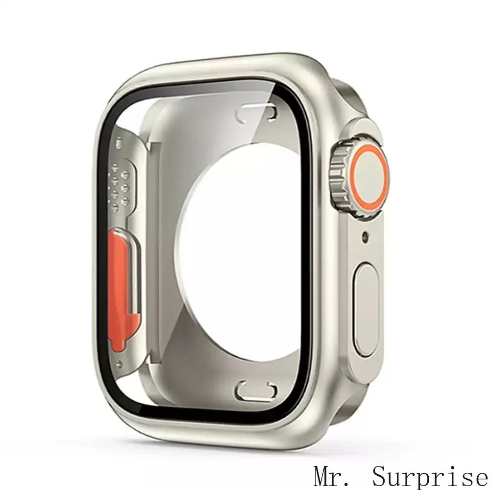 360 Full Wrap PC Hard Case with Screen Protector, Waterproof Ultra Style Bumper Cover Compatible with Apple Watch S10 iWatch