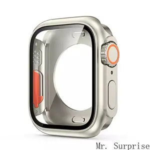 360 Full Wrap PC Hard Case with Screen Protector, Waterproof Ultra Style Bumper Cover Compatible with Apple Watch S10 iWatch