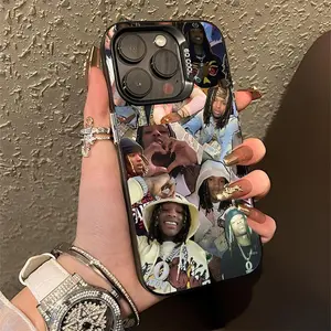 K-Kings Rapper V-Von Phone Case For iPhone 17,16,15,14,13,12,11 & Galaxy S22 23 24 25 Anti Fall Black Matte Hard Bumper Halloween gifts