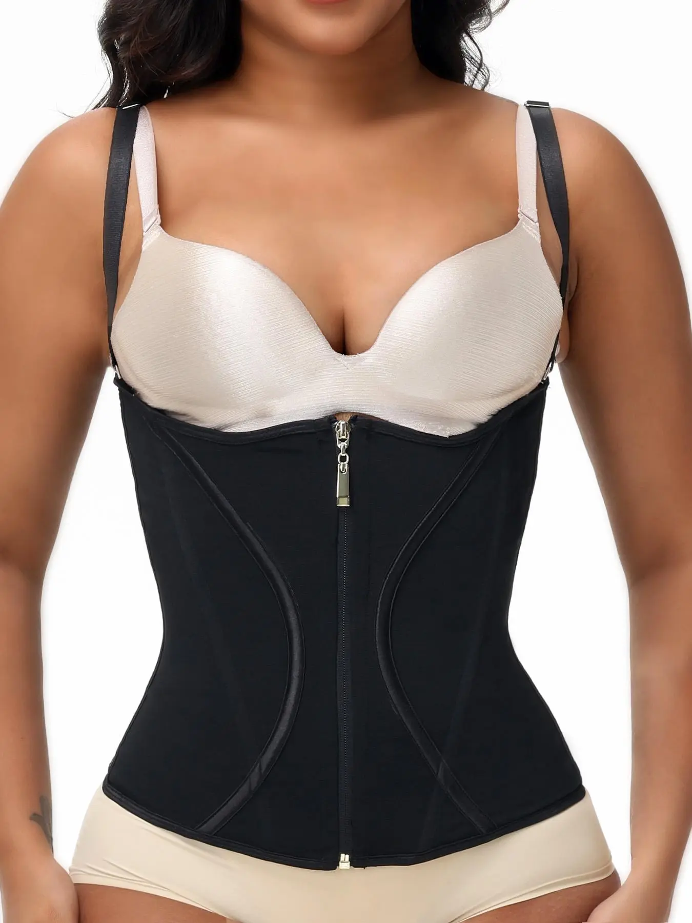 Women's Sporty Body Shaper, Mesh Breathable Butt Lifter, Adjustable Hook Eye Design, Waist Training for Fitness & Daily Wear, Perfect Curve Show