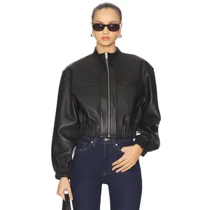 LAMARQUE Edith Jacket in Black & Brown
