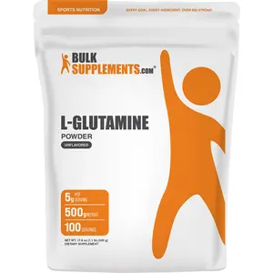 BulkSupplements - L-Glutamine Powder - Amino Acid - Protein Powder - Workout Supplement - 500g - 5g per Serving