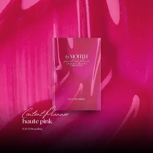 Social Media Planner: For Beauty Creators & Influencers