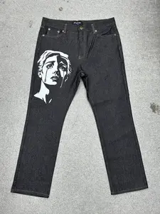 Beauty in tha struggle Charcoal Black Jeans