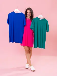 Basic T-Shirt Dress by DD Design | S-3XL