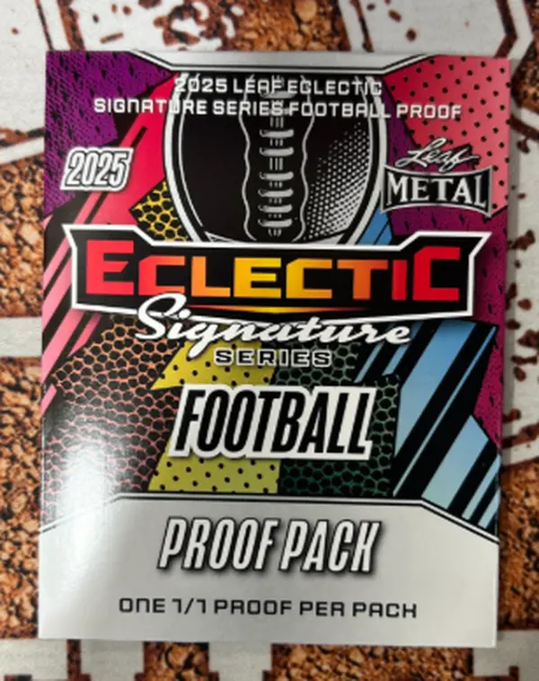 2025 Leaf Eclectic Signature Series Football Proof Pack