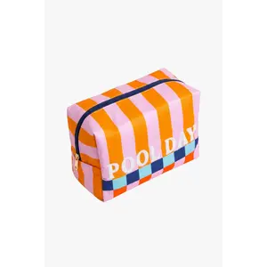 Pool Day Oversized Zip Pouch