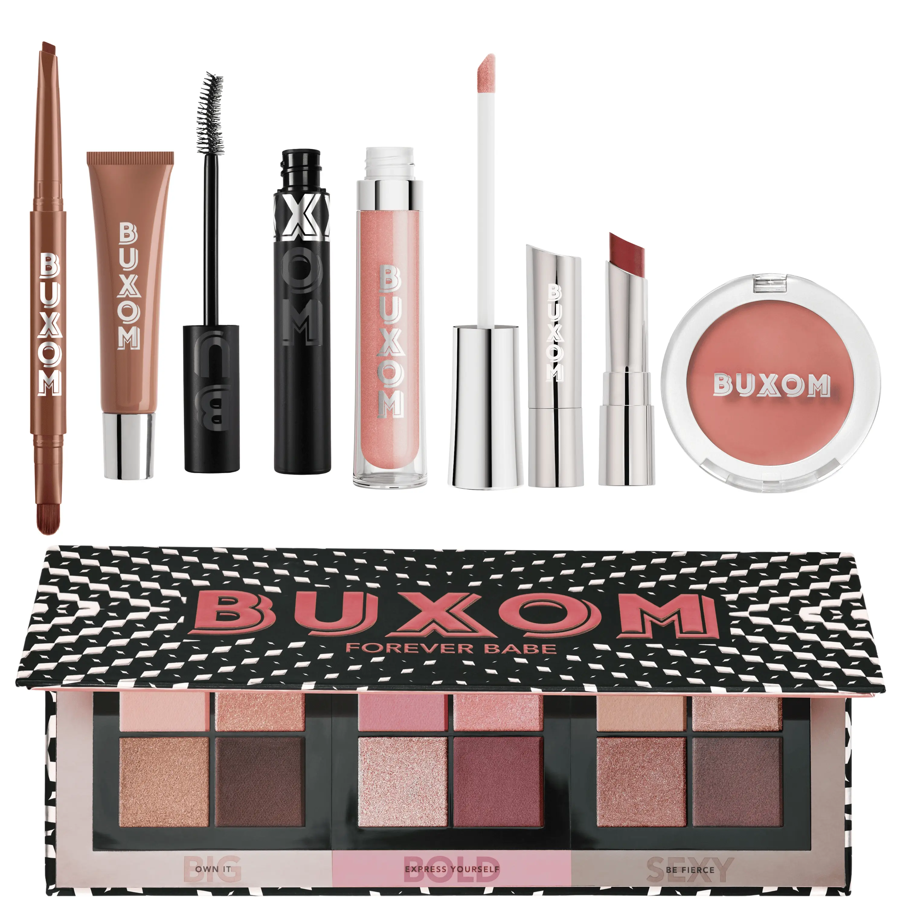 Pretty In Nudes Bundle - Best Selling Nude Plumping Lip Gloss, Lip Balm, Mascara, Fan Favorite Bundles Pretty In Nudes Bundle - Best Selling Nude Plumping Lip Gloss, Lip Balm, Mascara, Fan Favorite Bundles