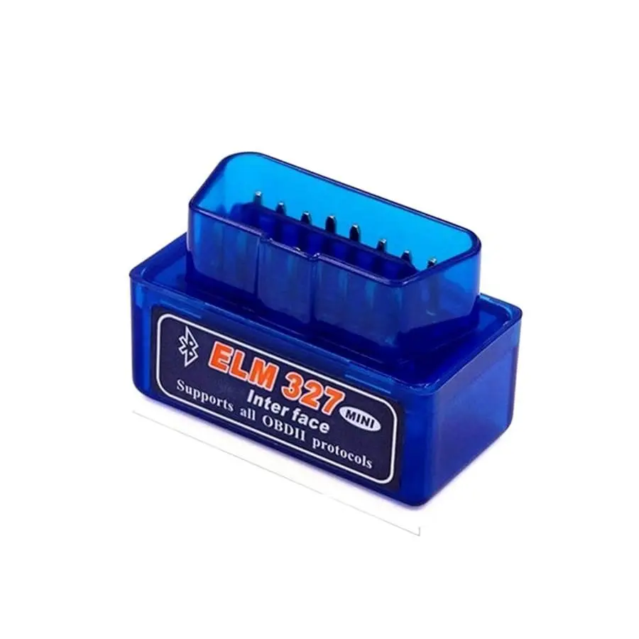 ELM327 OBD2 Car Diagnostic Scanner with ELM327 Chip, Mini Bluetooth V2.1, 1.18x1.77in Ultra-Compact Design, Low Power, Plug-and-Play for Most Modern Cars, SUVs, Light Trucks - On-the-Go Vehicle Checks, Cars/Suvs/Trucks, Engine Checks